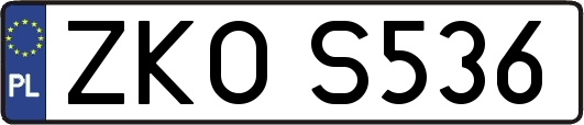 ZKOS536
