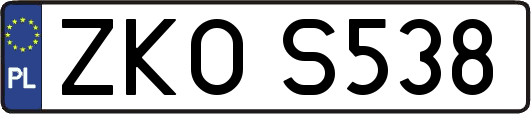 ZKOS538