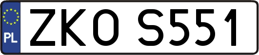 ZKOS551
