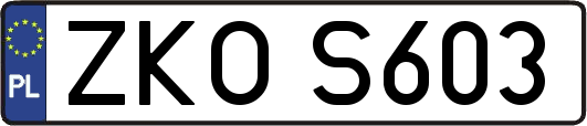 ZKOS603