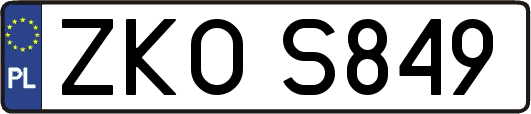 ZKOS849