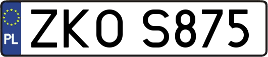 ZKOS875