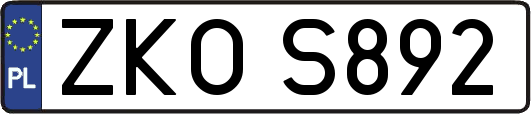 ZKOS892