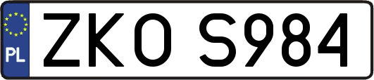 ZKOS984