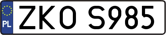 ZKOS985