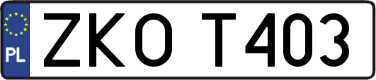ZKOT403