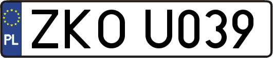 ZKOU039