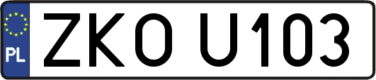 ZKOU103