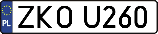 ZKOU260