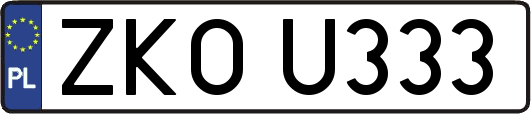ZKOU333
