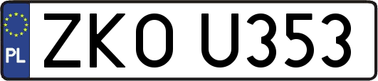 ZKOU353