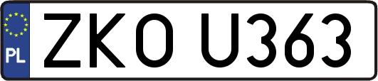 ZKOU363