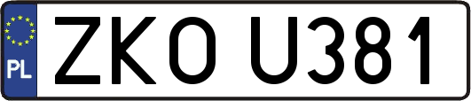 ZKOU381