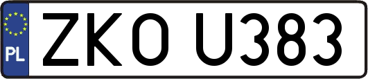 ZKOU383