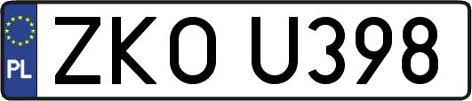 ZKOU398