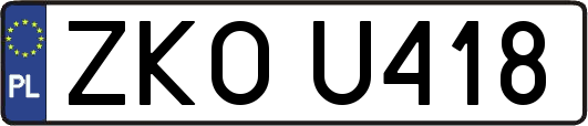 ZKOU418
