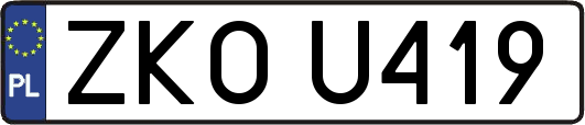 ZKOU419