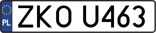 ZKOU463