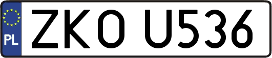 ZKOU536