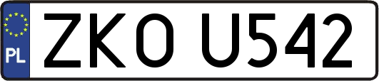ZKOU542