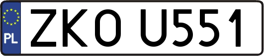 ZKOU551
