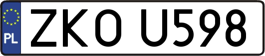 ZKOU598