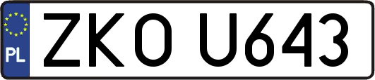 ZKOU643