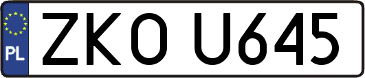 ZKOU645