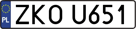 ZKOU651
