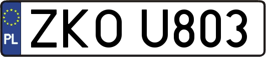 ZKOU803
