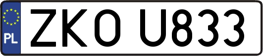 ZKOU833