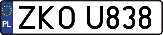 ZKOU838