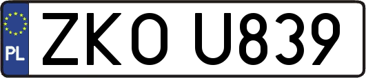 ZKOU839