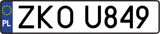 ZKOU849