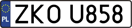 ZKOU858