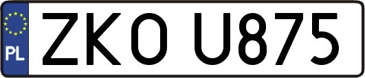 ZKOU875