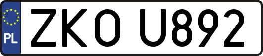 ZKOU892