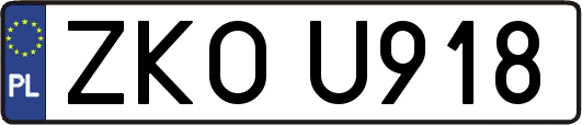 ZKOU918