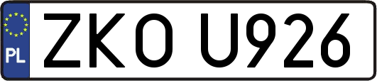 ZKOU926