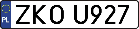 ZKOU927