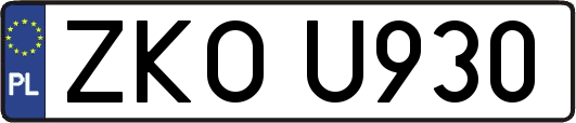 ZKOU930