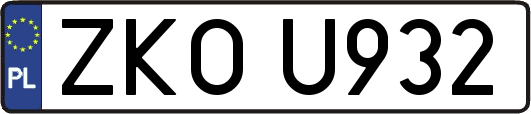 ZKOU932