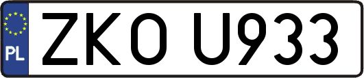 ZKOU933
