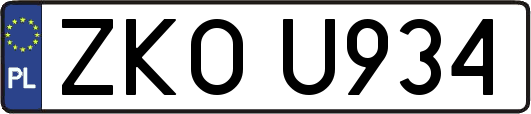 ZKOU934