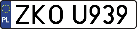 ZKOU939