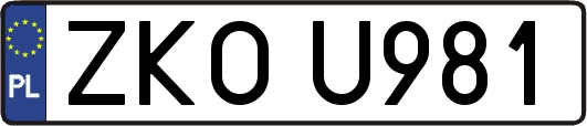 ZKOU981
