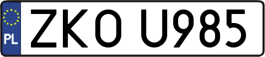 ZKOU985