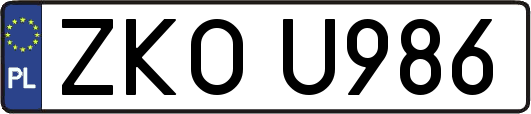 ZKOU986