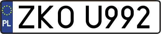 ZKOU992