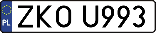 ZKOU993